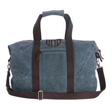 Personalized Waxed Canvas Slate Weekender