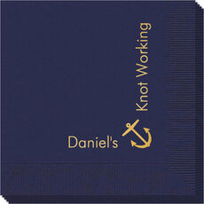 Corner Text with Anchor Napkins