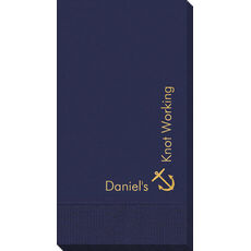 Corner Text with Anchor Guest Towels