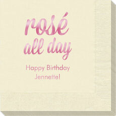 Rosé All Day Napkins
