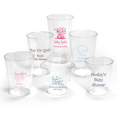 Design Your Own Baby Shower Clear Plastic Cups