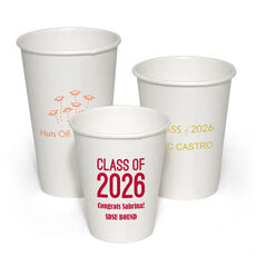 Design Your Own Graduation Paper Coffee Cups