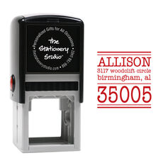 Big Zip Name Self-Inking Stamp
