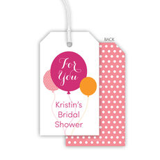 For You Balloon Hanging Gift Tags