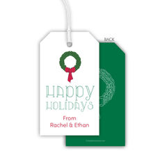 Happy Holidays Hanging Gift Tags