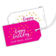 Birthday Confetti Hanging Gift Tags