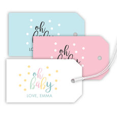 Personalized Baby Shower Favor Tags The Stationery Studio