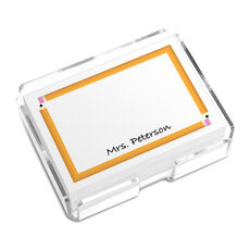 Pencil Border 4x3 Post-it® Notes