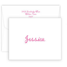 Dandy Folded Note Cards - Raised Ink