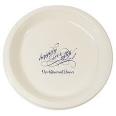 Personalized Happily Ever After Plastic Plates