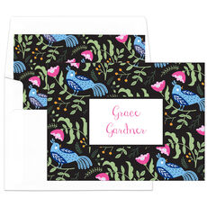 Black Birds of a Feather Folded Note Cards