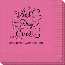 Whimsy Best Day Ever Napkins