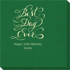 Whimsy Best Day Ever Napkins