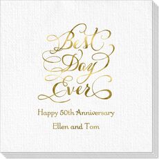 Whimsy Best Day Ever Deville Napkins