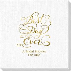 Whimsy Best Day Ever Deville Napkins