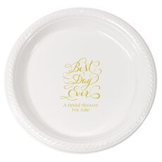 Whimsy Best Day Ever Plastic Plates