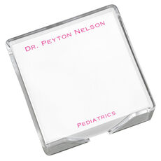 Bellmore Memo Square with Acrylic Holder