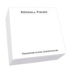 Bellmore Memo Square Sheets - REFILL ONLY