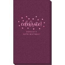 Confetti Dots Celebrate Linen Like Guest Towels