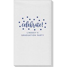 Confetti Dots Celebrate Linen Like Guest Towels