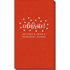 Confetti Dots Celebrate Linen Like Guest Towels