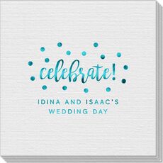 Confetti Dots Celebrate Linen Like Napkins