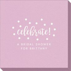 Confetti Dots Celebrate Linen Like Napkins