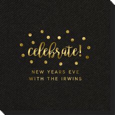 Confetti Dots Celebrate Linen Like Napkins