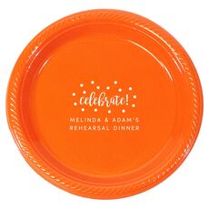 Confetti Dots Celebrate Plastic Plates