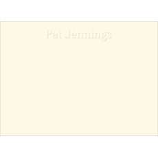 Triple Thick Montreal Flat Note Cards - Embossed