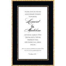 Sparkle Border Invitations