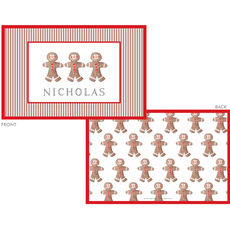 Gingerbread Laminated Placemat