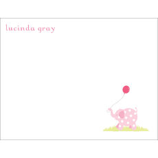 Pink Picadilly Circus Flat Note Cards