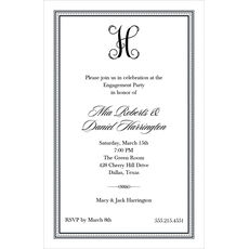 Elegant Border Invitations