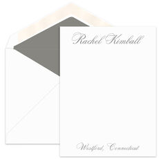 Citadel Letter Sheets (6.25 in. x 9.25 in.) - Raised Ink
