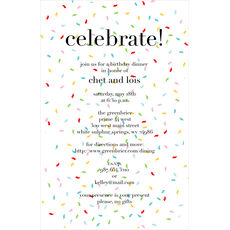 Confetti Invitations