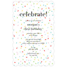 Confetti Invitations