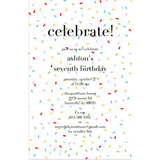Confetti Invitations