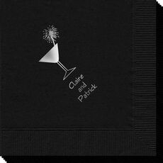 Martini Sparkler Napkins