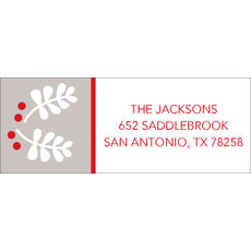 Banner Holiday Return Address Labels
