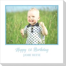 Simple Frame Photo Napkins