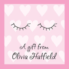 Pretty Girl Square Stickers