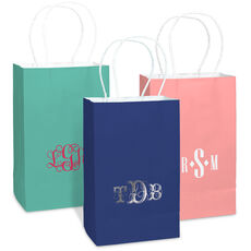 Design Your Own Monogram Medium Twisted Handled Bags