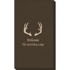 Antlers Linen Like Guest Towels