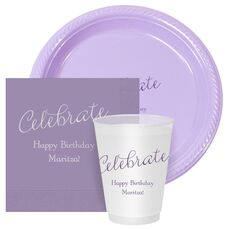 Expressive Script Celebrate