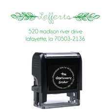 Vine Duo Rectangular Self-Inking Stamp