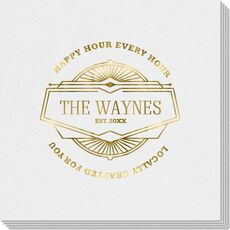 Happy Hour Every Hour Linen Like Napkins