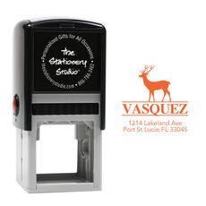 Deer Banner Self-Inking Stamp