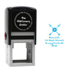 Crossed Arrows Self-Inking Stamp