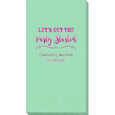 Let's Get the Party Started Guest Towels